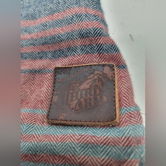 **SOLD****Southwest Woven Flannel Shirt Shacket With Route 66 "Haulin' A**" - Picture 13 of 13